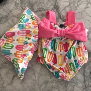 Mud pie ice cream swim and hat